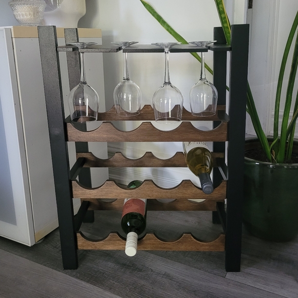 Refurbished wooden wine rack - Picture 2 of 3